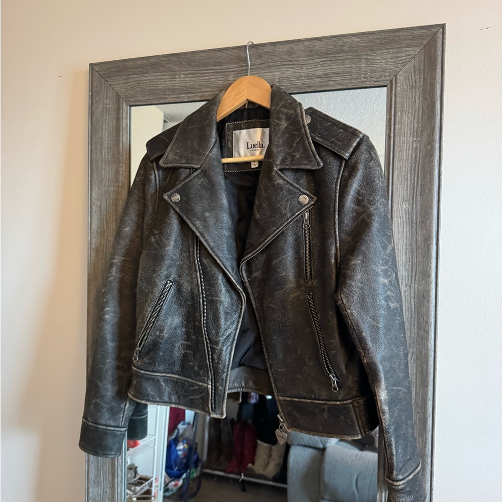 Luella for Target Brown Leather Jacket
